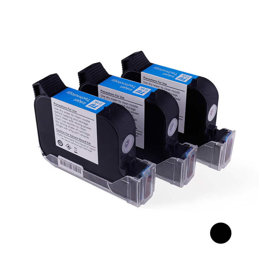 TIJ black solvent quick Drying ink cartridge1